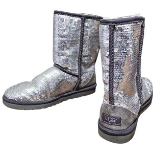 UGG Silver Sequence Boots